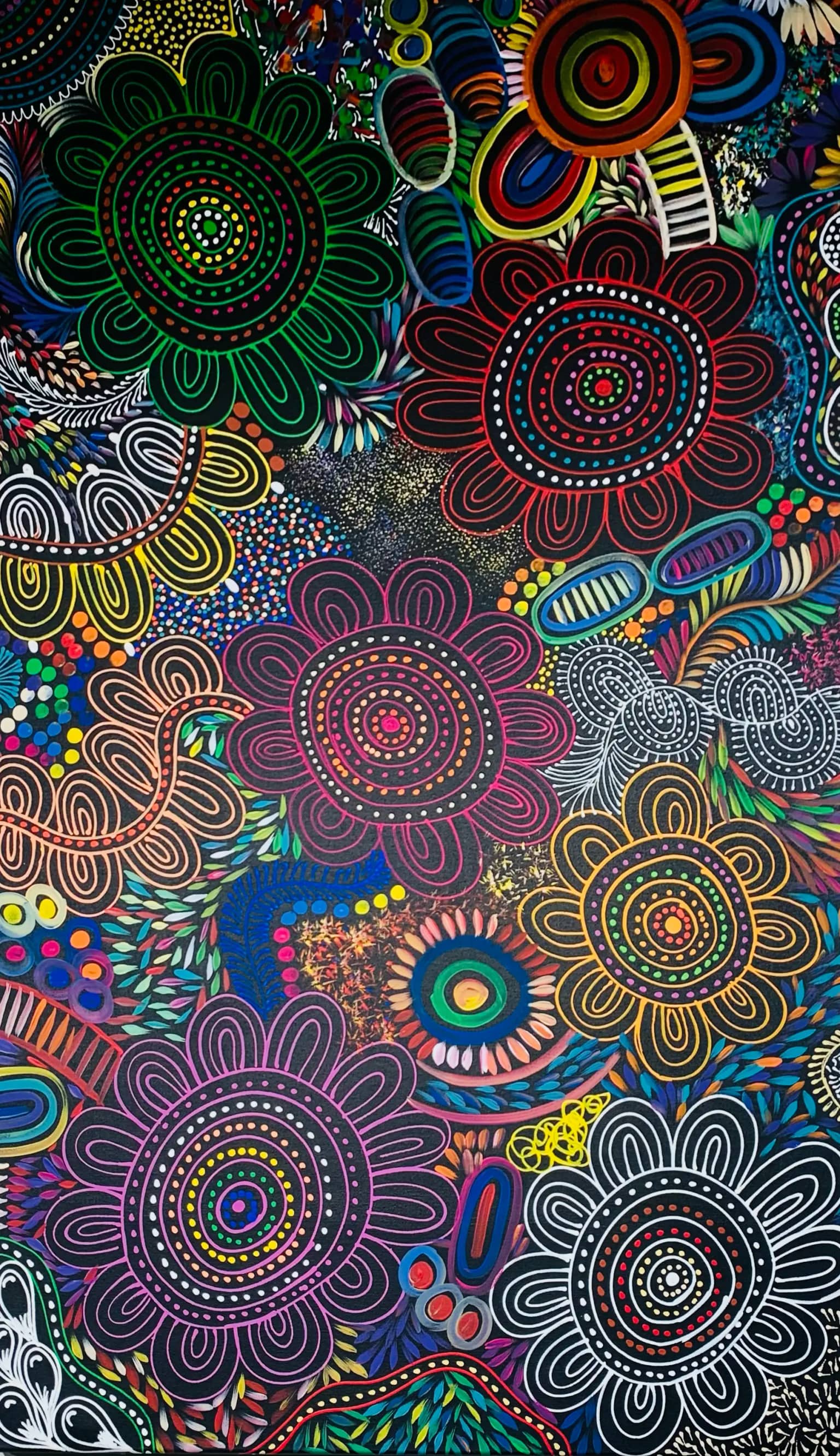 Selina Numina Kaprina – My Country 153 x 92cm